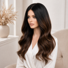 Medium Brown Ready to Wear Gluless Wigs Bleached-knots and Pre-plucked Hairline
