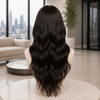 Real Human Hair Brunette Glueless Wigs