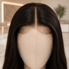 Real Human Hair Brunette Glueless Wigs