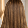 Frame Highlight Medium Brown Ready to Wear Glueless Wigs
