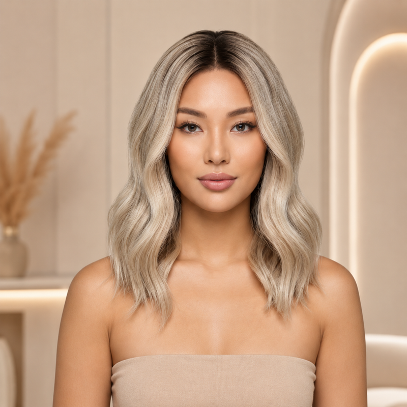 T9/613 Real Human Hair Blonde Lace Front Wigs Ready to Wear Glueless Wigs