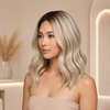 T9/613 Real Human Hair Blonde Lace Front Wigs Ready to Wear Glueless Wigs