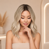 T9/613 Real Human Hair Blonde Lace Front Wigs Ready to Wear Glueless Wigs