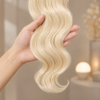 Blonde Human hair Gluless Wigs Pre-plucked