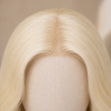 Blonde Human hair Gluless Wigs Pre-plucked