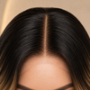 Blonde wig with dark roots Human Hair Gluless Wigs