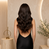 #3 Brown Color Ready to Wear Gluless Wigs Bleached-knots and Pre-plucked Hairline