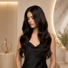 #3 Brown Color Ready to Wear Gluless Wigs Bleached-knots and Pre-plucked Hairline