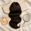 #3 Brown Color Ready to Wear Gluless Wigs Bleached-knots and Pre-plucked Hairline