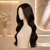 #3 Brown Color Ready to Wear Gluless Wigs Bleached-knots and Pre-plucked Hairline