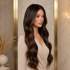 Ombre Brown wig Ready to Wear Glueless Wigs