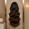 Ombre Brown wig Ready to Wear Glueless Wigs