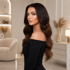18 Inch Glueless Lace Front Wigs 100% Virgin hair