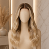 20 Inch Wavy 150% Density Ombre Color Lace Front Wigs