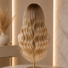 20 Inch Wavy 150% Density Ombre Color Lace Front Wigs