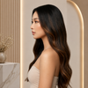 Wavy 20Inch Brazilian Virgin Hair Glueless Wigs