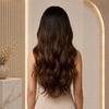 Wavy 20Inch Brazilian Virgin Hair Glueless Wigs