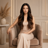 Wavy 20Inch Brazilian Virgin Hair Glueless Wigs