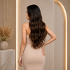 Wavy 20Inch Brazilian Virgin Hair Glueless Wigs