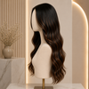 Wavy 20Inch Brazilian Virgin Hair Glueless Wigs