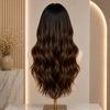 Wavy 20Inch Brazilian Virgin Hair Glueless Wigs