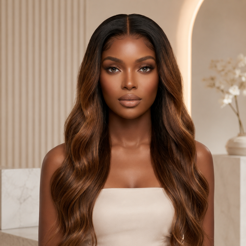 20 inch 180% Brazilian Virgin Hair Lace Front Wig