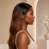 20 inch 180% Brazilian Virgin Hair Lace Front Wig