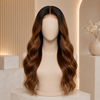 20 inch 180% Brazilian Virgin Hair Lace Front Wig