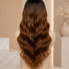 20 inch 180% Brazilian Virgin Hair Lace Front Wig