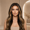 Wavy Glueless Lace Front Wigs Human Hair