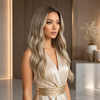 20 Inch Brazilian Virgin Hair Blonde Color Wigs