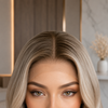 20 Inch Brazilian Virgin Hair Blonde Color Wigs