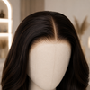 18 Inch Glueless Lace Front Wigs 100% Virgin hair