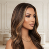 Ombre Color 16 Inch 150% Density Wavy Lace Front Wigs