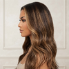 Ombre Color 16 Inch 150% Density Wavy Lace Front Wigs