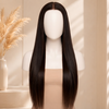 Chocolate Brown Bleached Knots and Pre-plucked Glueless Wig