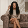Deep Wave Natural Color Indain virgin Hair Wigs