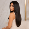 Natural Color Straight Layered Glueless Wigs