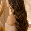 Wavy Glueless Lace Front Wigs Brazilian Virgin Hair