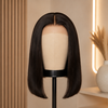 Pelucas frontales de encaje sin pegamento con línea de cabello natural pre-arrancada