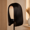 Pelucas frontales de encaje sin pegamento con línea de cabello natural pre-arrancada