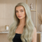 Blonde Balayage Glueless Wigs Brazilian virgin Hair