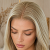 Blonde Balayage Glueless Wigs Brazilian virgin Hair