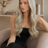 Blonde Balayage Glueless Wigs Brazilian virgin Hair