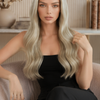 Blonde Balayage Glueless Wigs Brazilian virgin Hair