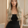Blonde Balayage Glueless Wigs Brazilian virgin Hair