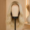 Blonde Balayage Glueless Wigs Brazilian virgin Hair