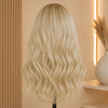 Blonde Balayage Glueless Wigs Brazilian virgin Hair