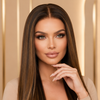 18 Inch Balayage Glueless Wigs Brazilian virgin Hair