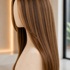 Frame Highlight Medium Brown Ready to Wear Glueless Wigs